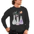 Flowers Test Tube Chemistry Student Science Teacher Women Men's Long Sleeve T-Shirt, trending gift Flowers Test Tube Chemistry Student Science Teacher Women Men's Long Sleeve T-Shirt, trending gift