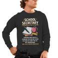 Front Office Teacher Admin Meaning School Secretary Men's Long Sleeve T-Shirt, trending gift Front Office Teacher Admin Meaning School Secretary Men's Long Sleeve T-Shirt, trending gift