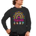 Future Kids Career Teacher Rainbow Boy Girl Graduations Men's Long Sleeve T-Shirt, trending gift