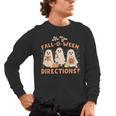 Ghost Are You Fall-O-Ween Directions Teacher Halloween Men's Long Sleeve T-Shirt, trending gift