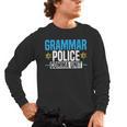 Grammar Police Comma Unit English Teacher Grammar Teacher For Men Women Men's Long Sleeve T-Shirt, trending gift