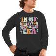 Groovy In My Behavior Specialist Era Behavior Teachers Men's Long Sleeve T-Shirt, trending gift