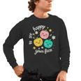 Groovy Happy To See Your Face Teacher School Appreciation Men's Long Sleeve T-Shirt, trending gift Groovy Happy To See Your Face Teacher School Appreciation Men's Long Sleeve T-Shirt, trending gift