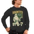 Halloween Costume Haunted By 67 Ghost Math Teacher Professor Men's Long Sleeve T-Shirt, trending gift Halloween Costume Haunted By 67 Ghost Math Teacher Professor Men's Long Sleeve T-Shirt, trending gift