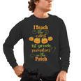 Halloween Cutest Pumpkins First Grade Teacher Men's Long Sleeve T-Shirt, trending gift Halloween Cutest Pumpkins First Grade Teacher Men's Long Sleeve T-Shirt, trending gift