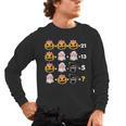 Halloween Math Teacher Men Women Order Of Operations Men's Long Sleeve T-Shirt, trending gift