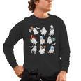 Halloween PE Teacher Ghost Playing Soccer Football Baseball Men's Long Sleeve T-Shirt, trending gift Halloween PE Teacher Ghost Playing Soccer Football Baseball Men's Long Sleeve T-Shirt, trending gift