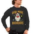 Halloween Read More Books Retro Costume Teacher Women Girls Men's Long Sleeve T-Shirt, trending gift