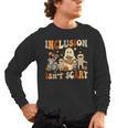 Halloween SLP Sped Teacher Groovy Inclusion Isn't Scary Men's Long Sleeve T-Shirt, trending gift Halloween SLP Sped Teacher Groovy Inclusion Isn't Scary Men's Long Sleeve T-Shirt, trending gift