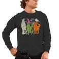 Halloween SPED Teacher Boo In ASL Boo Hands Sign Language Men's Long Sleeve T-Shirt, trending gift