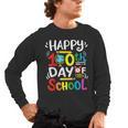 Happy 100th Day Of School 100 Days Of School Teacher Student Men's Long Sleeve T-Shirt, trending gift Happy 100th Day Of School 100 Days Of School Teacher Student Men's Long Sleeve T-Shirt, trending gift