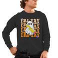 Happy Fri-Yay Friday Lovers Groovy Teacher Life Halloween Men's Long Sleeve T-Shirt, trending gift Happy Fri-Yay Friday Lovers Groovy Teacher Life Halloween Men's Long Sleeve T-Shirt, trending gift