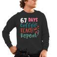 Humor Meme 67 Days Of School Coffee Lover Educator Teacher Men's Long Sleeve T-Shirt, trending gift Humor Meme 67 Days Of School Coffee Lover Educator Teacher Men's Long Sleeve T-Shirt, trending gift