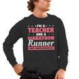 I'm A Teacher And A Marathon Runner Don't Underestimate Me Men Women Men's Long Sleeve T-Shirt, trending gift I'm A Teacher And A Marathon Runner Don't Underestimate Me Men Women Men's Long Sleeve T-Shirt, trending gift