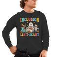 Inclusion Isn't Scary SLP Halloween Sped Teacher Therapy Men's Long Sleeve T-Shirt, trending gift Inclusion Isn't Scary SLP Halloween Sped Teacher Therapy Men's Long Sleeve T-Shirt, trending gift
