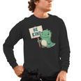 Be Kind Teacher Anti-Bullying Dino Kindness Women Men Boys Men's Long Sleeve T-Shirt, trending gift