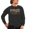 Kinder Crew Kindergarten Teacher First 1st Day Of School Men's Long Sleeve T-Shirt, trending gift Kinder Crew Kindergarten Teacher First 1st Day Of School Men's Long Sleeve T-Shirt, trending gift