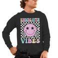 Kindergarten Vibes First Day Of School Kindergarten Teacher Men's Long Sleeve T-Shirt, trending gift Kindergarten Vibes First Day Of School Kindergarten Teacher Men's Long Sleeve T-Shirt, trending gift