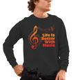 Life Is Better With Music Theory Musician Teacher Notes Clef Men's Long Sleeve T-Shirt, trending gift Life Is Better With Music Theory Musician Teacher Notes Clef Men's Long Sleeve T-Shirt, trending gift