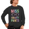 Little MISS SMARTY PANTS School Grad Teacher Last Day Men's Long Sleeve T-Shirt, trending gift Little MISS SMARTY PANTS School Grad Teacher Last Day Men's Long Sleeve T-Shirt, trending gift