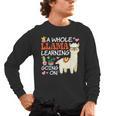 Llama Learning T Shirt Teachers Students Alpaca Lovers Men's Long Sleeve T-Shirt, trending gift Llama Learning T Shirt Teachers Students Alpaca Lovers Men's Long Sleeve T-Shirt, trending gift
