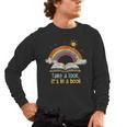Take a Look It's In a Book Vintage Reading Teacher Rainbow Men's Long Sleeve T-Shirt, trending gift Take a Look It's In a Book Vintage Reading Teacher Rainbow Men's Long Sleeve T-Shirt, trending gift