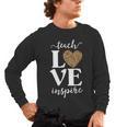 Love Leopard Print Teacher Cheetah School Inspire Teach Men's Long Sleeve T-Shirt, trending gift Love Leopard Print Teacher Cheetah School Inspire Teach Men's Long Sleeve T-Shirt, trending gift