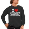 I Love Student Council Student Teacher Men's Long Sleeve T-Shirt, trending gift I Love Student Council Student Teacher Men's Long Sleeve T-Shirt, trending gift