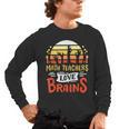 Math Teachers Love Brains Halloween Costume Zombie For Men Women Men's Long Sleeve T-Shirt, trending gift