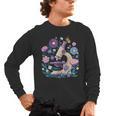 Microscope Flower Butterfly Biology Science Teacher Student Men's Long Sleeve T-Shirt, trending gift Microscope Flower Butterfly Biology Science Teacher Student Men's Long Sleeve T-Shirt, trending gift