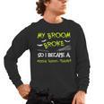 Middle School Teacher Halloween Costume Shirt Lazy Men's Long Sleeve T-Shirt, trending gift