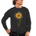 Music Teacher Shirt Sunflower Music Notes Musician Singer Men's Long Sleeve T-Shirt, trending gift