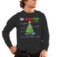 Oh Geometree Christmas Tree Geometry Math Teacher Men's Long Sleeve T-Shirt, trending gift