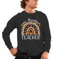 One Thankful Teacher Thanksgiving Rainbow Leopard Fall Men's Long Sleeve T-Shirt, trending gift One Thankful Teacher Thanksgiving Rainbow Leopard Fall Men's Long Sleeve T-Shirt, trending gift