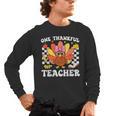 One Thankful Teacher Turkey Thanksgiving Teaching Men's Long Sleeve T-Shirt, trending gift One Thankful Teacher Turkey Thanksgiving Teaching Men's Long Sleeve T-Shirt, trending gift