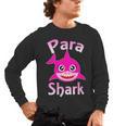 Para Shark Paraprofessional Female Teacher Men's Long Sleeve T-Shirt, trending gift