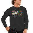 Peace Love Inclusion Sped Squad Special-Ed Teacher Daycare Men's Long Sleeve T-Shirt, trending gift