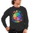 Play Is Learning Teacher Kindergarten For Men Women Kids Men's Long Sleeve T-Shirt, trending gift