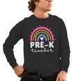 Pre-K Teacher Cute Pre Kindergarten For Teachers Rainbow For Men Women Kids Men's Long Sleeve T-Shirt, trending gift