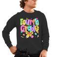 Preppy Fourth Grade Back To School 4th Grade Teacher Girls Men's Long Sleeve T-Shirt, trending gift