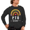 PTO Crew Parent School Volunteer Board Mom Parent Teacher Men's Long Sleeve T-Shirt, trending gift PTO Crew Parent School Volunteer Board Mom Parent Teacher Men's Long Sleeve T-Shirt, trending gift