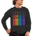 Rainbow Roygbiv Kids Artist Costume Art Teacher Men's Long Sleeve T-Shirt, trending gift