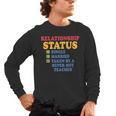 Relationship Status Single Married Hot Teacher Men's Long Sleeve T-Shirt, trending gift Relationship Status Single Married Hot Teacher Men's Long Sleeve T-Shirt, trending gift