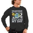 Rotation Of Earth Science Teacher Earth Day Men Women Men's Long Sleeve T-Shirt, trending gift Rotation Of Earth Science Teacher Earth Day Men Women Men's Long Sleeve T-Shirt, trending gift