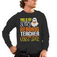 This Is My Scary Reading Teacher Costume Halloween School Men's Long Sleeve T-Shirt, trending gift This Is My Scary Reading Teacher Costume Halloween School Men's Long Sleeve T-Shirt, trending gift