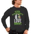 School Psychologists Love Brains Halloween Teacher Counselor Men's Long Sleeve T-Shirt, trending gift School Psychologists Love Brains Halloween Teacher Counselor Men's Long Sleeve T-Shirt, trending gift