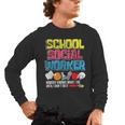 School Social Worker Teacher Caseworker Public Servant LSW Men's Long Sleeve T-Shirt, trending gift School Social Worker Teacher Caseworker Public Servant LSW Men's Long Sleeve T-Shirt, trending gift
