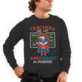 Super Hero Teacher Superheroes In Disguise Men's Long Sleeve T-Shirt, trending gift