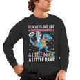 T Rex Dinosaur Unicorn Teachers Are Like Unicornasaurus Rex Men's Long Sleeve T-Shirt, trending gift T Rex Dinosaur Unicorn Teachers Are Like Unicornasaurus Rex Men's Long Sleeve T-Shirt, trending gift
