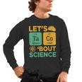Lets Tacos Bout Science Teacher Chemistry Physics Men's Long Sleeve T-Shirt, trending gift
